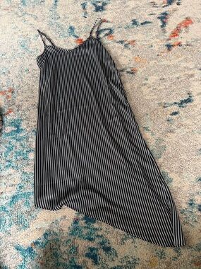 Noisy May Black and White Striped Slip Top